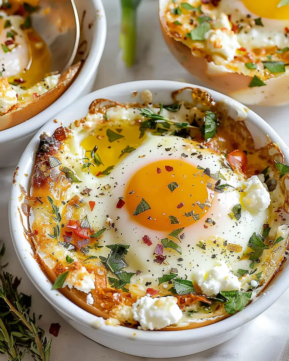 Baked Feta Eggs: A Cozy, Indulgent Breakfast Delight