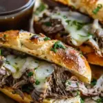 Crockpot French Dip Sandwiches