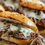 Crockpot French Dip Sandwiches