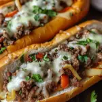 Ground Beef Philly Cheesesteaks