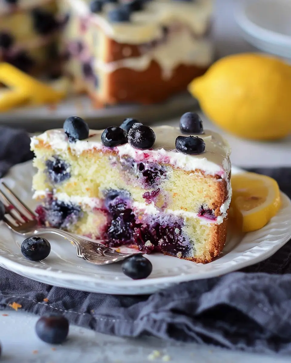 Moist Lemon Blueberry Yogurt Cake: The Best Homemade Delight