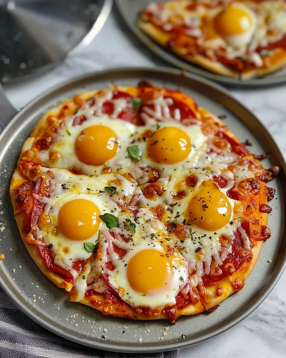 Pizza Eggs: Easy and Delicious Breakfast with Turkey Bacon and Chicken Ham