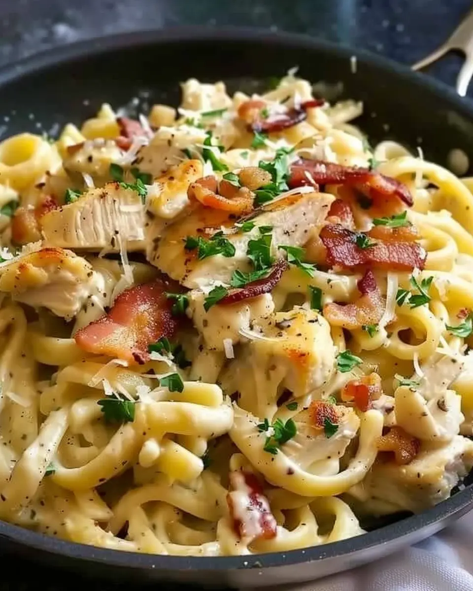 Chicken Bacon Ranch Pasta: Easy Turkey Bacon Delight for All