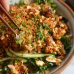 Satay Crispy Rice Salad
