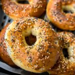 Air Fryer Protein Bagels