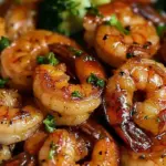 High-Protein Honey Garlic Shrimp