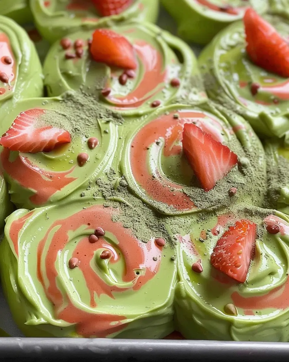 Strawberry Matcha Latte Rolls: Easy, Indulgent Treats for Everyone