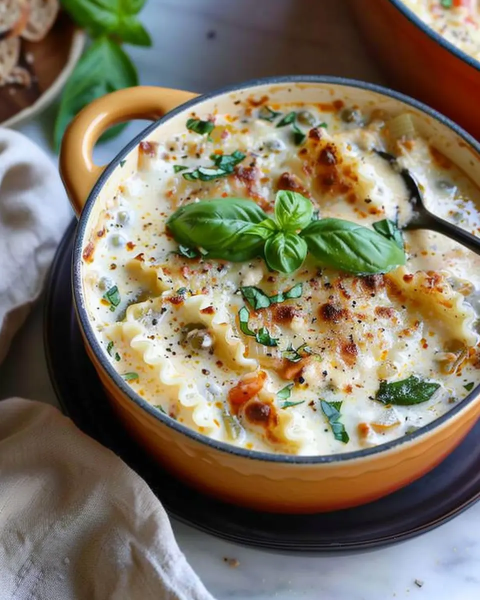 Creamy Chicken Lasagna Soup: The Best Comfort Meal at Home
